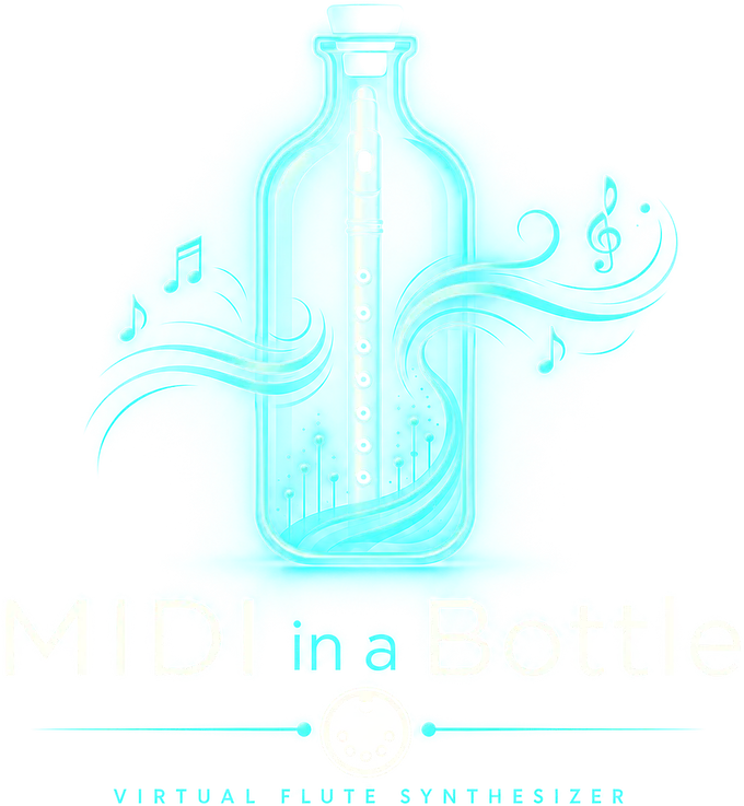 MIDI in a Bottle — virtual flute synthesizer